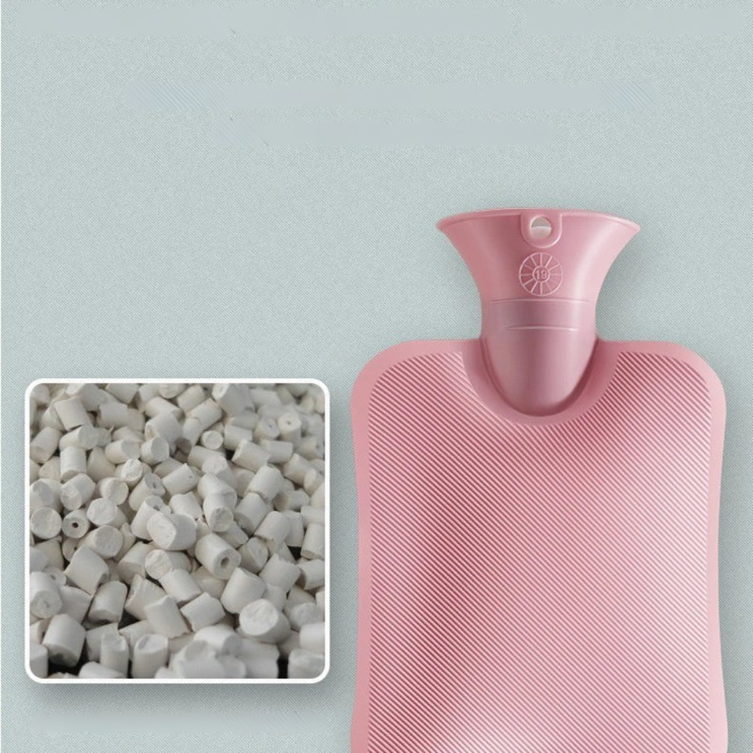 Hot water bottle 2L with knitted cover | Kalsten