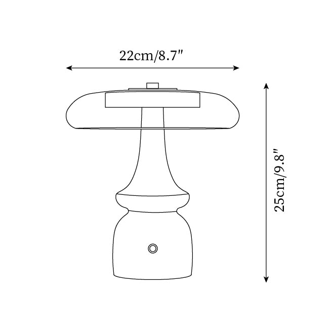 Modern Table Lamp Minimalist Design Ambient Lighting | Noxord