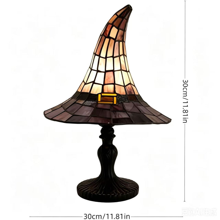 Halloween-Themed Witch Hat Table Lamp Kalsten