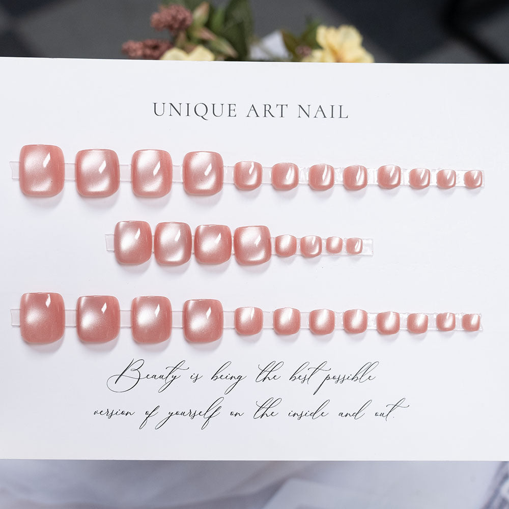 Elegant Press-On Toe Nail Art Kalsten