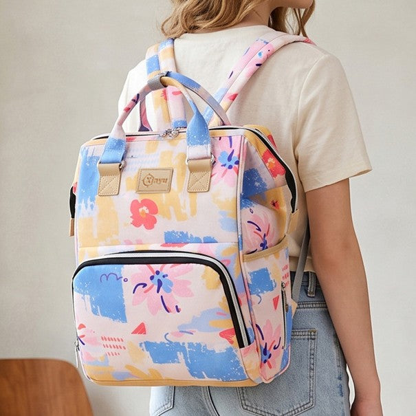 Stylish Multi-Pocket Diaper Backpack Kalsten