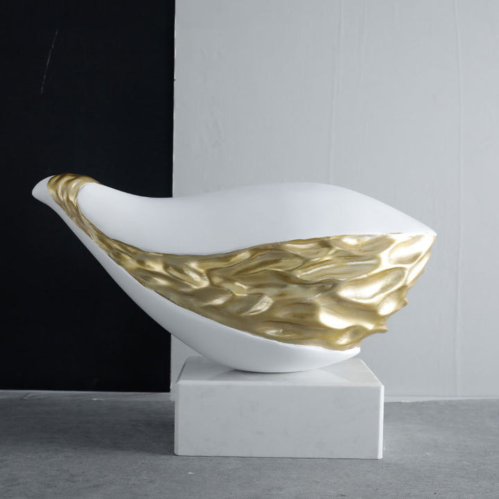 Artistic Shell-Inspired Sculpture