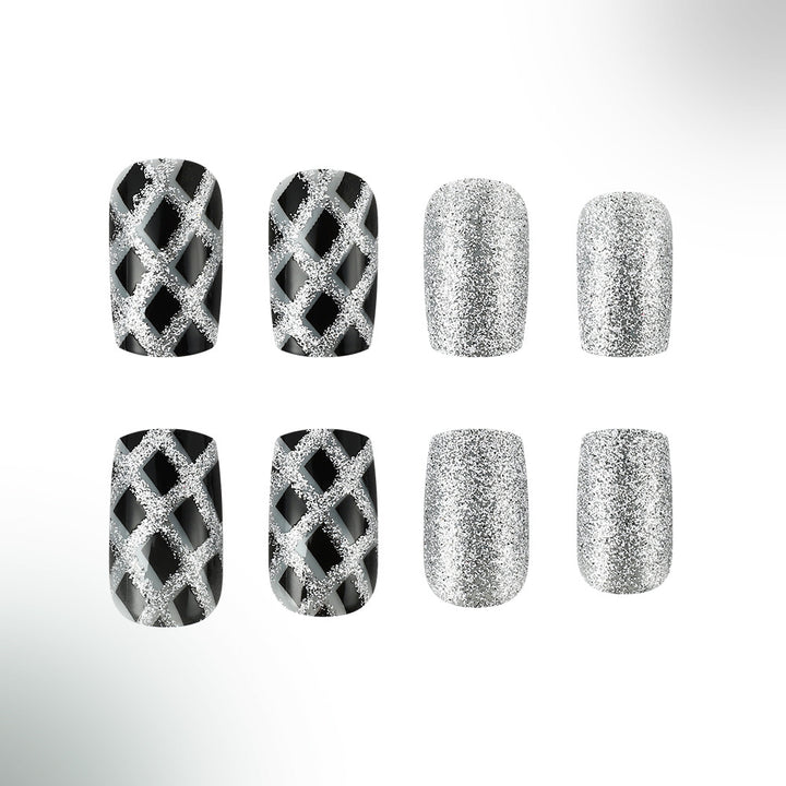 Glamorous Artistic Press-On Nail Set Kalsten