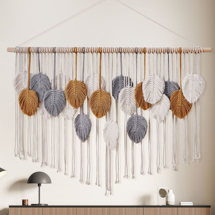 Woven Leaf Wall Décor