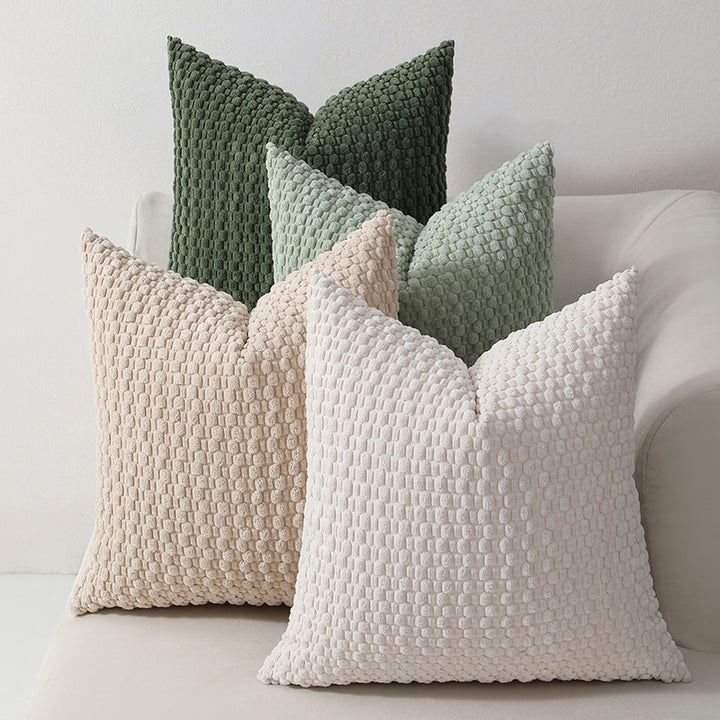 Textured Knit Decorative Pillow