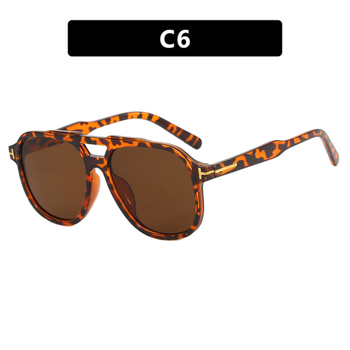 Women's fashionable sunglasses with polygonal frame and protective lenses Kalsten