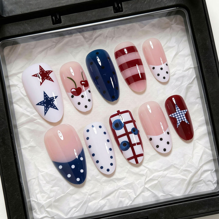 Themed Decorative Press-On Nail Set Kalsten