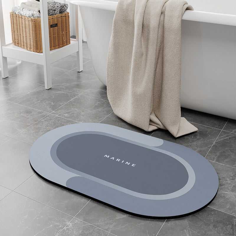 Contemporary Non-Slip Bath Mat
