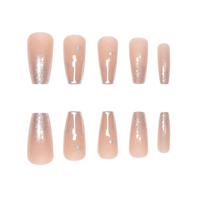 Glamorous Glitter Gradient Stiletto Nails Kalsten