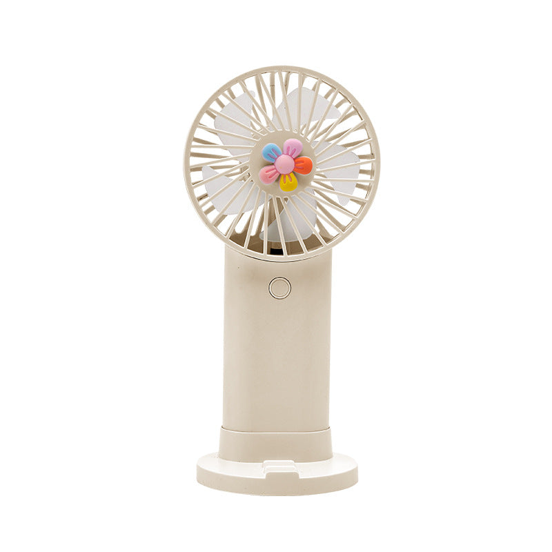 Ladies portable, creative hand fan with flower pattern Kalsten