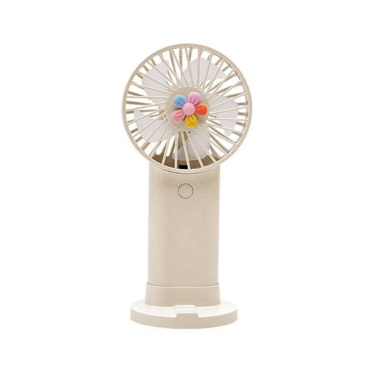 Ladies portable, creative hand fan with flower pattern Kalsten