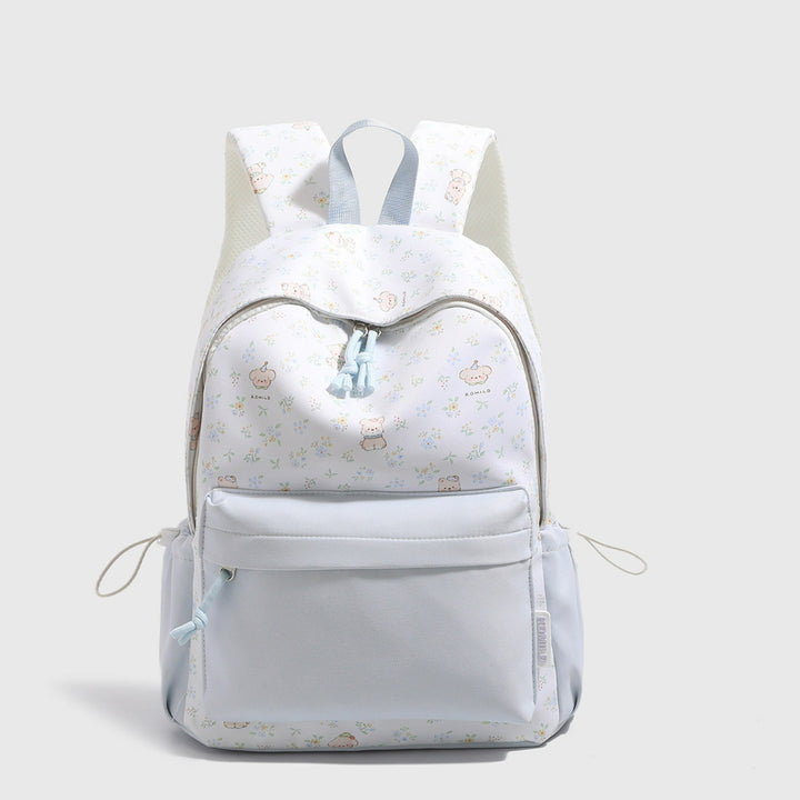 Playful Character Print Backpack Kalsten