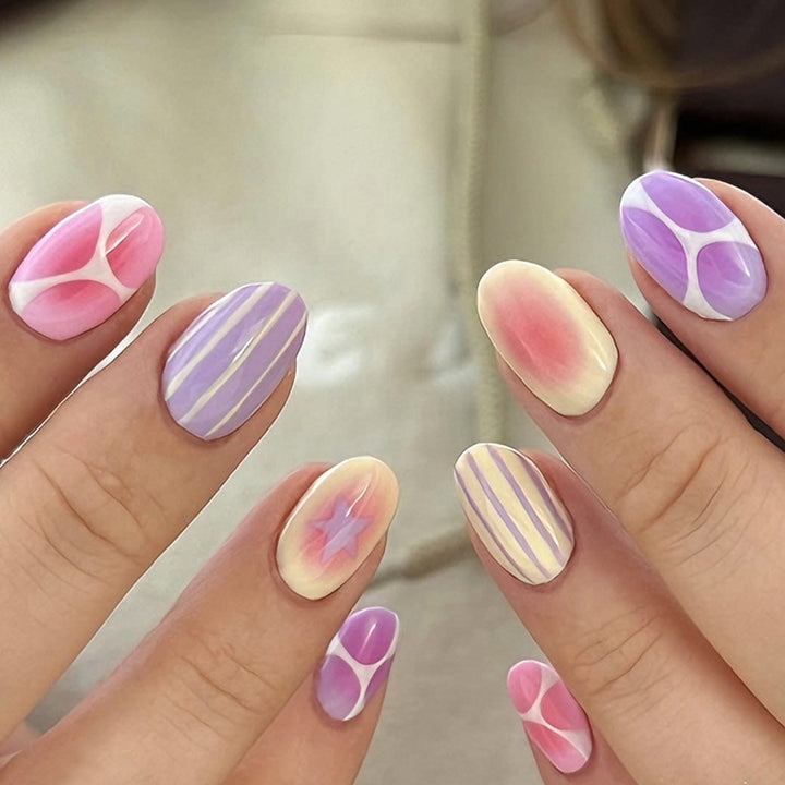 Artistic Press-On Nail Art Collection Kalsten