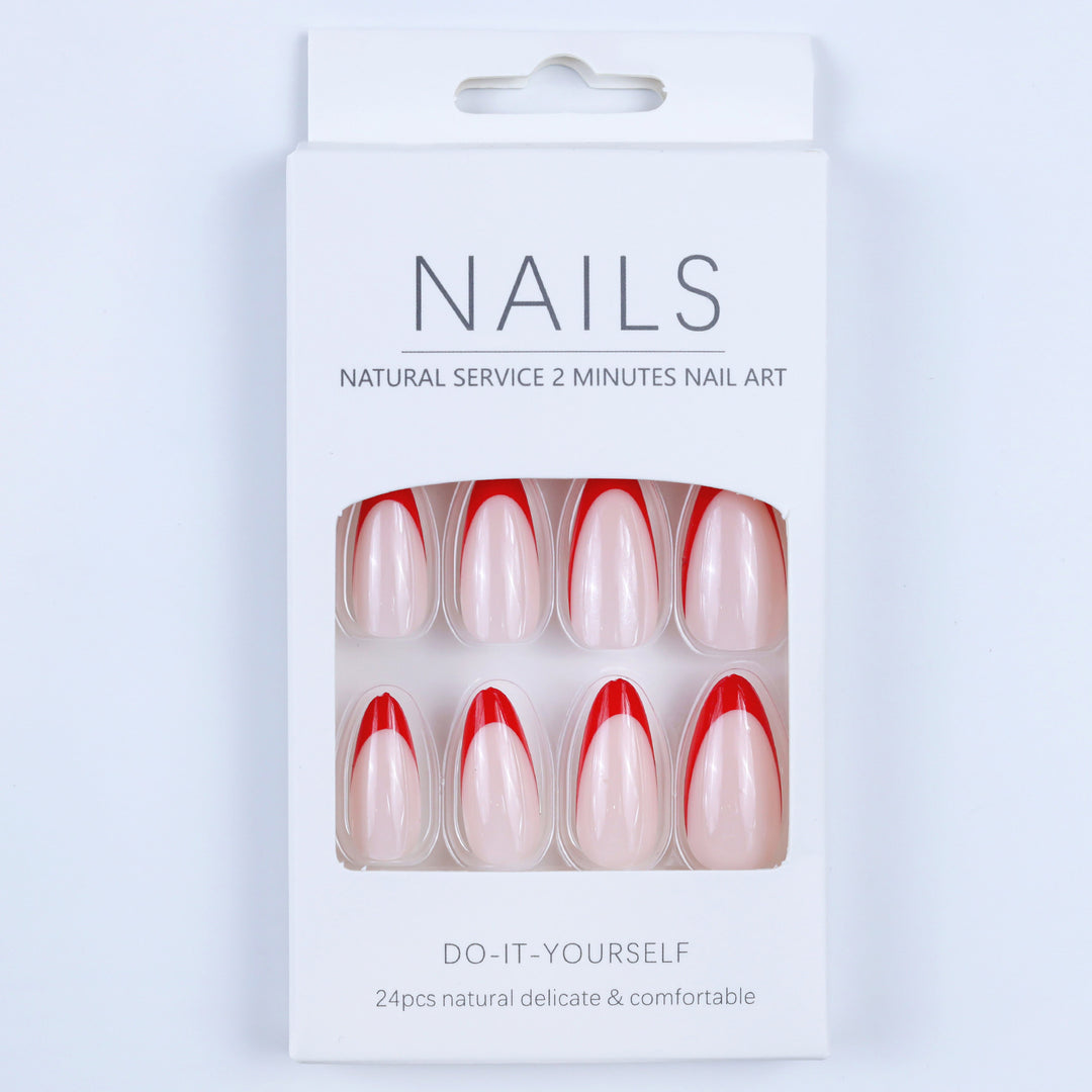 Artificial nails in elegant fringe design Kalsten
