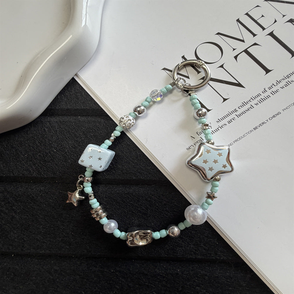 Beaded Charm Phone Holder Kalsten