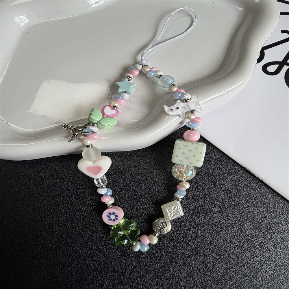 Decorative Beaded Charm Necklace Kalsten 1790135825