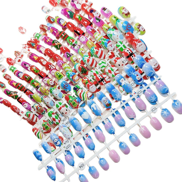 Children's Fun Holiday-Themed Fake Nail Set Kalsten