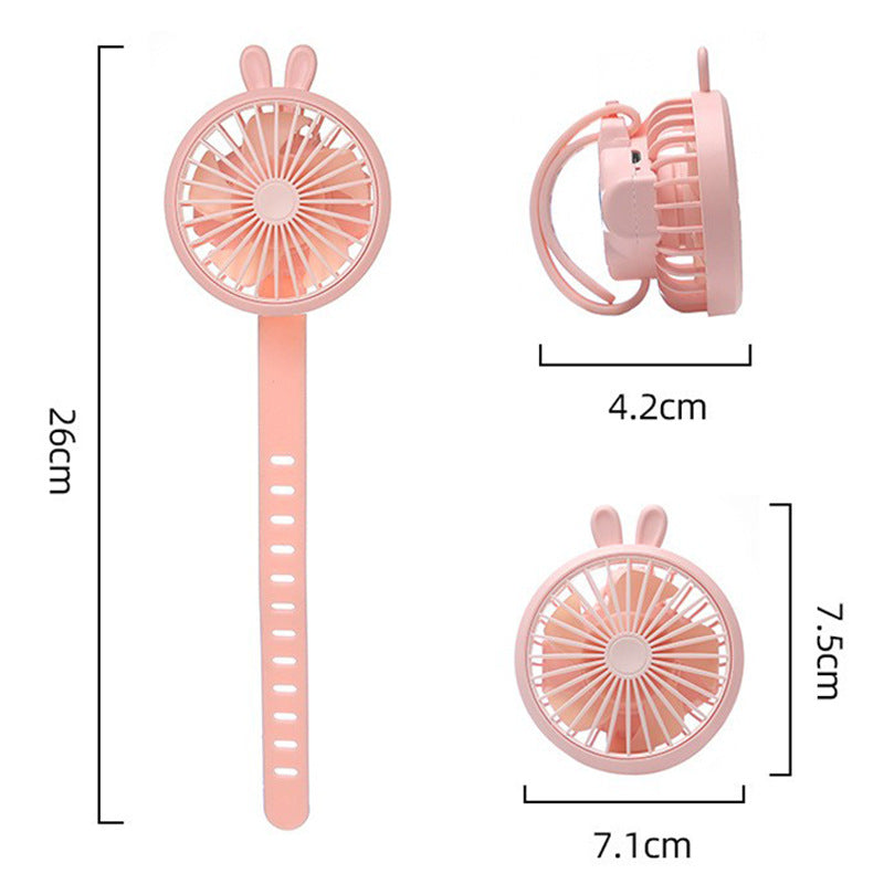 Women Portable Hand Fan in Cute Rabbit Design Kalsten