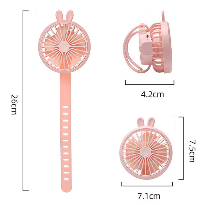 Women Portable Hand Fan in Cute Rabbit Design Kalsten