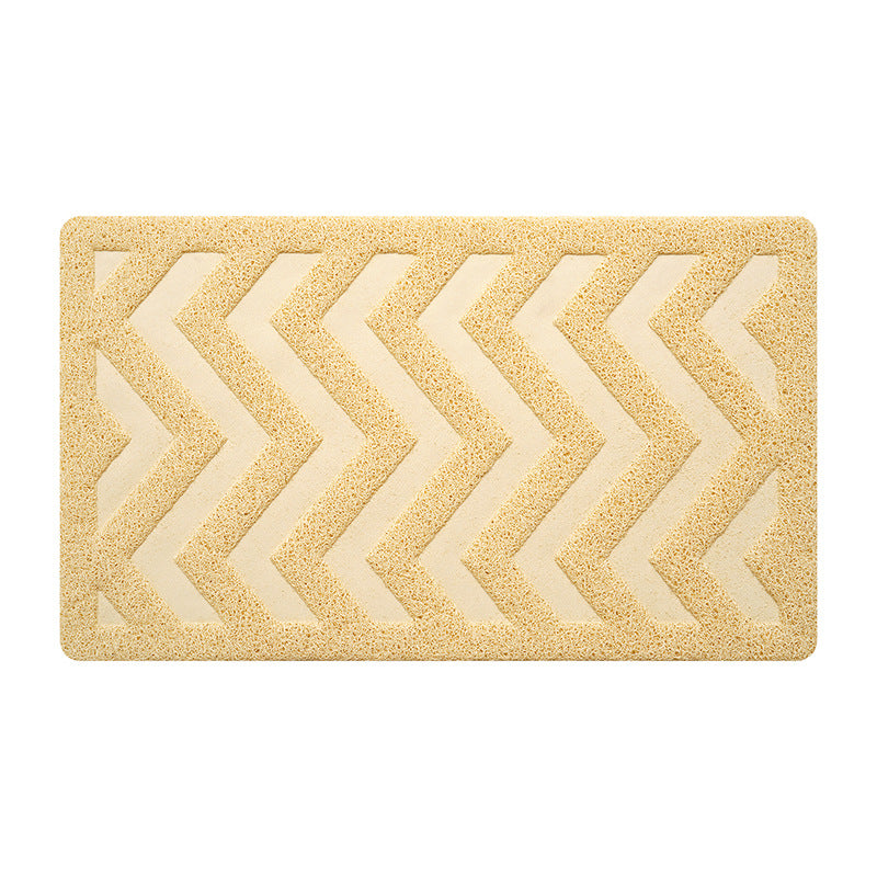 Chevron Pattern Bathroom Mat Kalsten