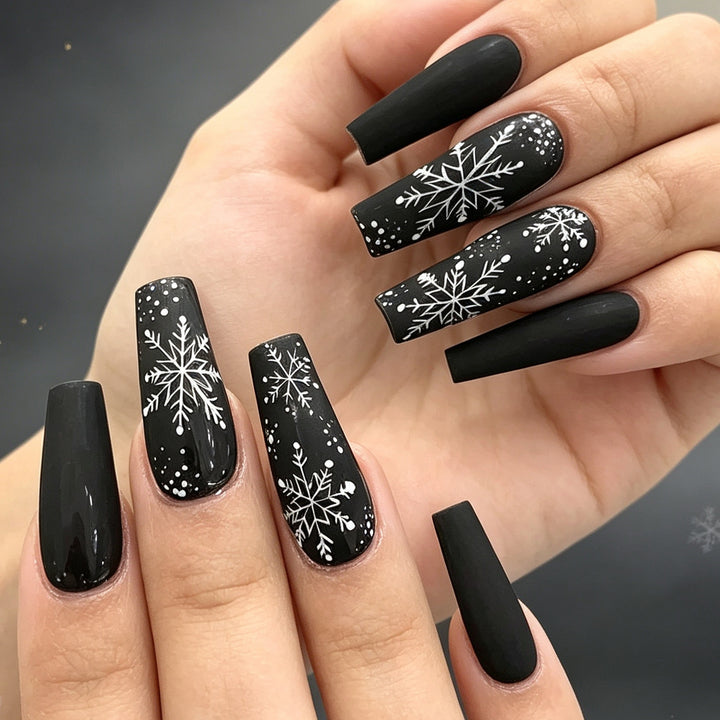 Winter-Themed Nail Art Enhancements Kalsten