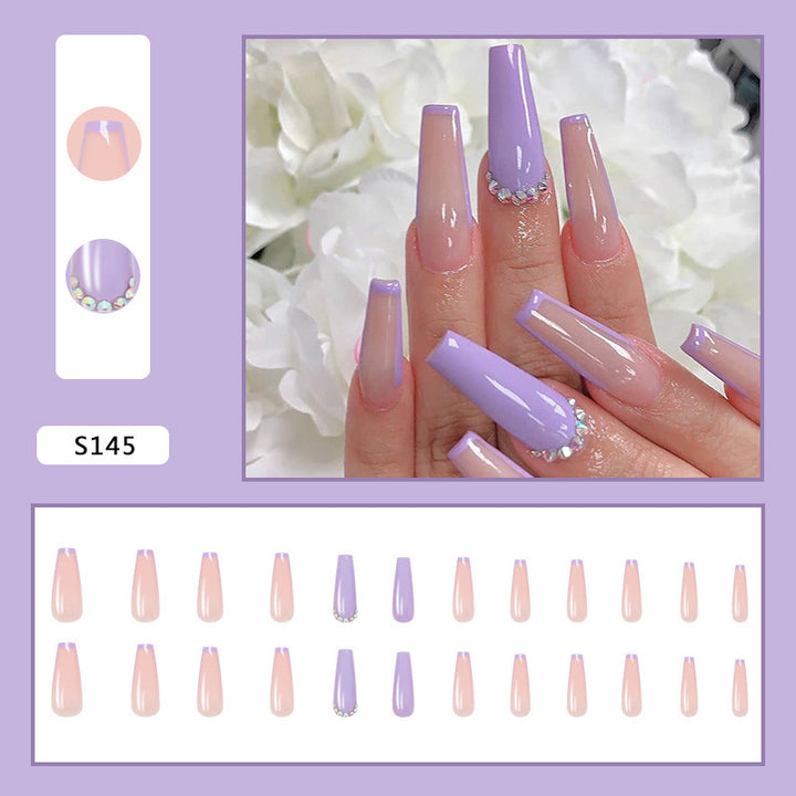 Artificial nail set with elegant and sparkling design Kalsten