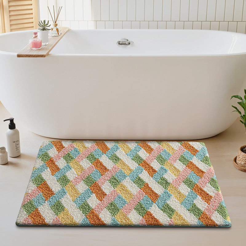 Artistic Abstract Bath Mat Kalsten