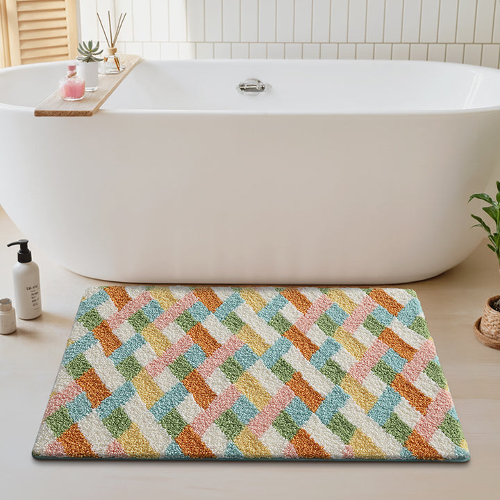 Artistic Abstract Bath Mat Kalsten