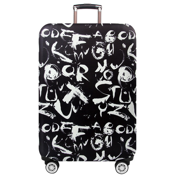 Women's hard suitcase with creative graphic design Kalsten