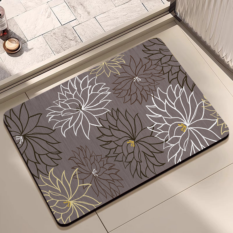 Elegant Monogrammed Bathroom Mat Kalsten
