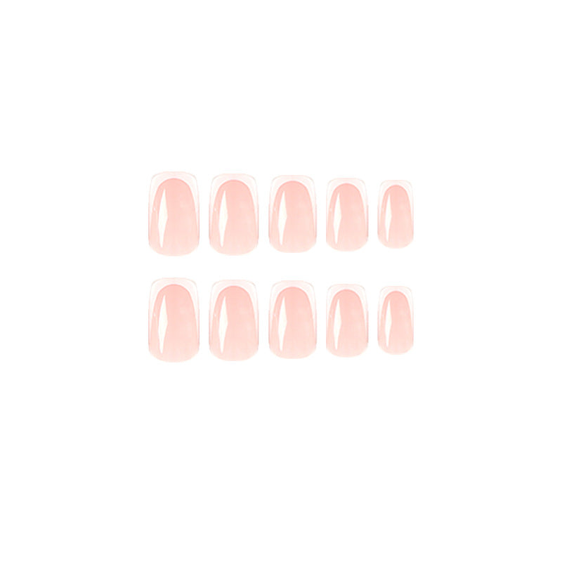 Acrylic nails with elegant French tip Kalsten