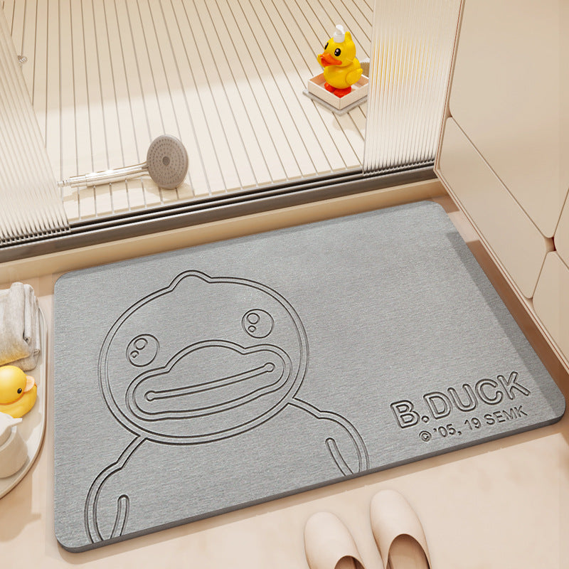 Playful Cartoon Bath Mat Kalsten