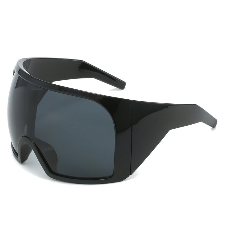 Oversized Shield Sunglasses with Enhanced UV Protection Kalsten