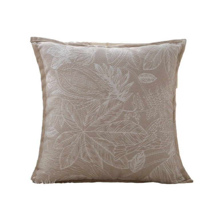 Decorative pillowcase with knotted grid relief and fine cotton look Kalsten