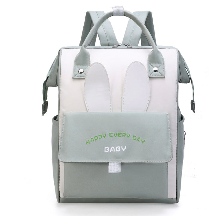 Playful Bunny-Themed Diaper Backpack Kalsten