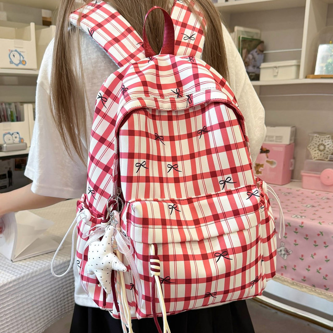 Adorable Bow-Embellished Everyday Backpack