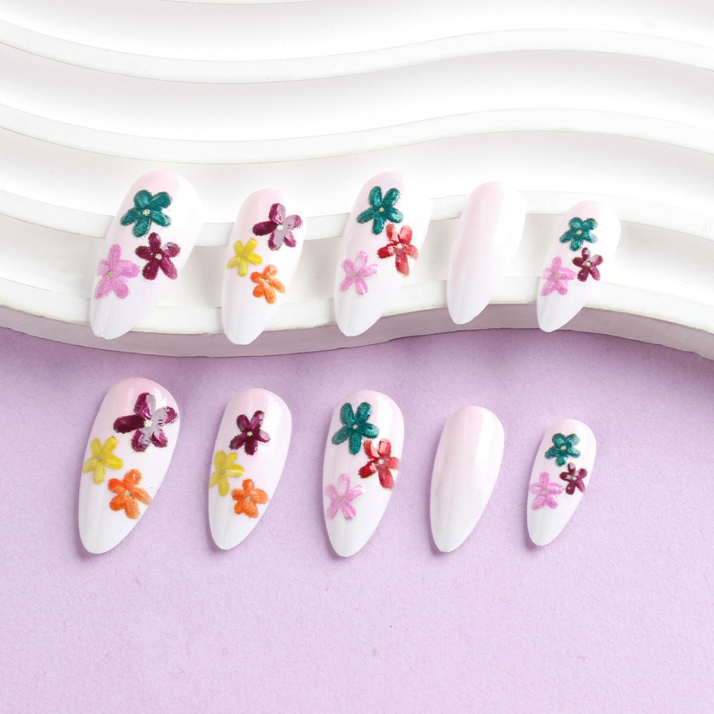 Floral Embellished Nail Art Set Kalsten