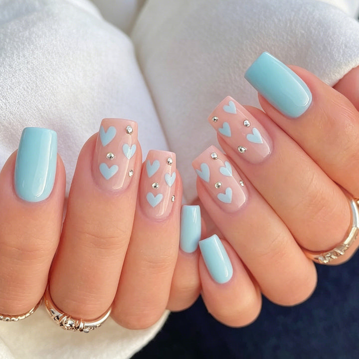 Heart-Inspired Nail Art Design Kalsten