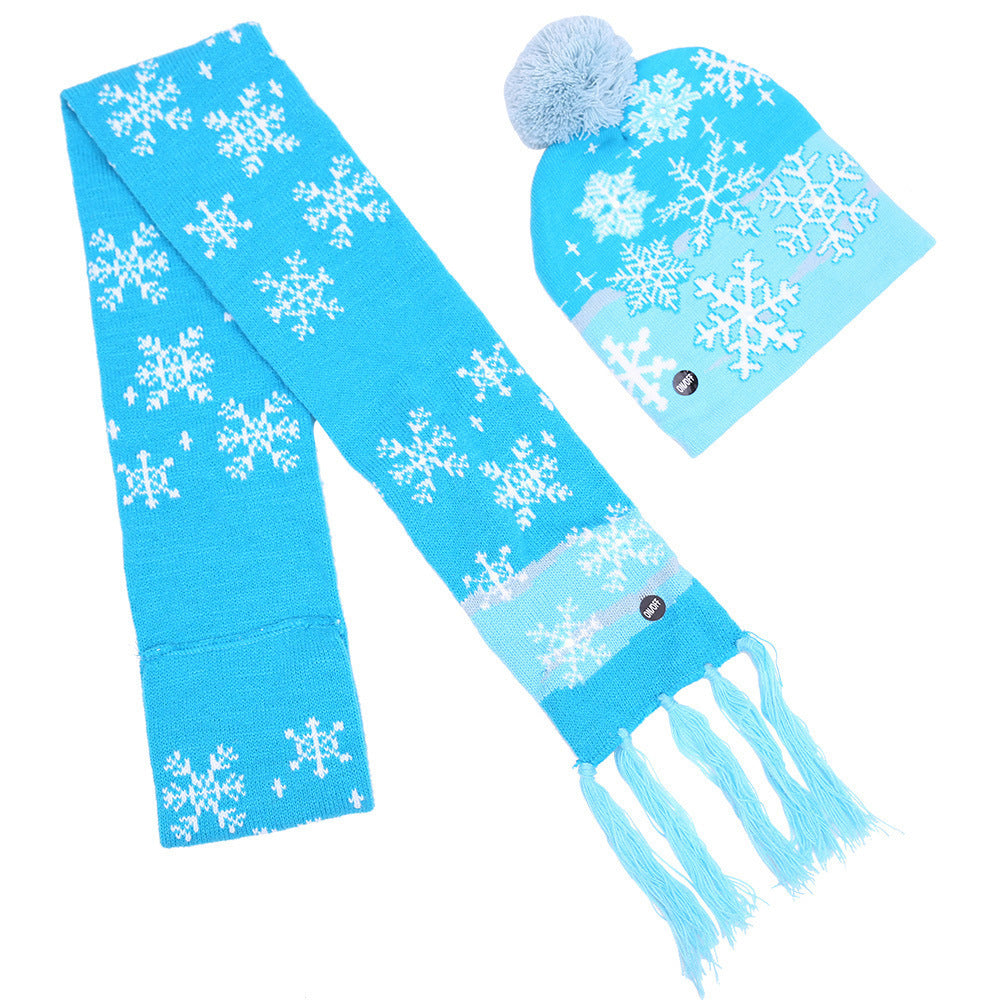 Winter hat and scarf set