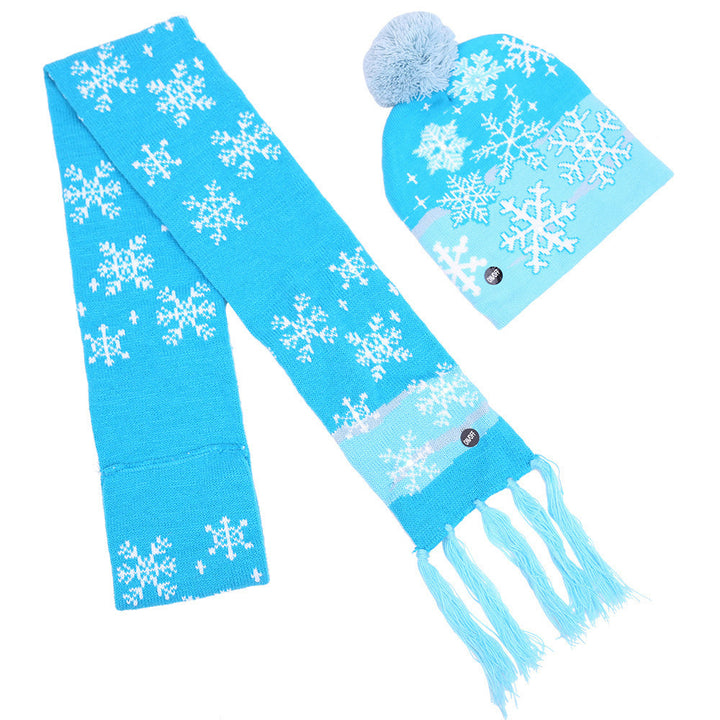Winter hat and scarf set