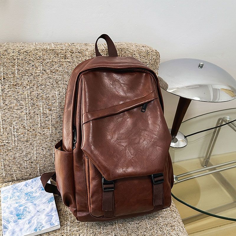 Minimalist Leather Backpack Kalsten