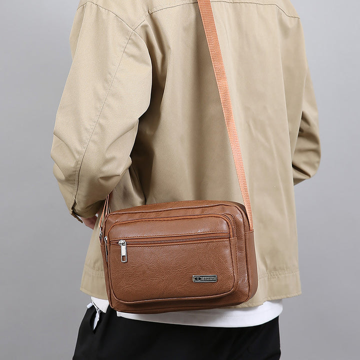 Premium Leather Messenger Bag Kalsten