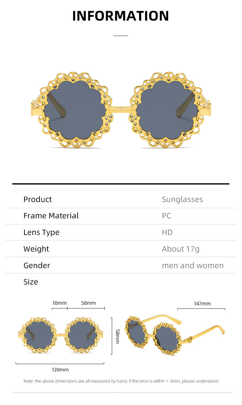 Women's stylish sunglasses with flower-shaped frame Kalsten