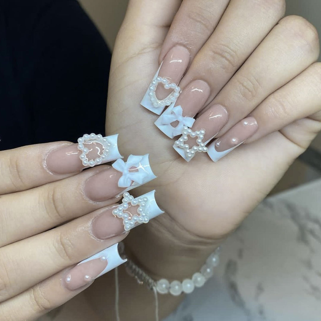 Elegant 3D Decorative Acrylic Nail Art Extensions Kalsten