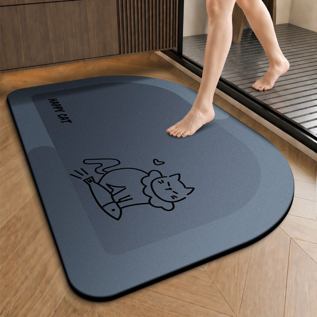 Cartoon-Themed Non-Slip Bath Rug