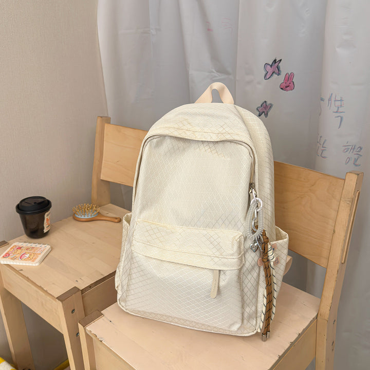 Casual Checkered Backpack Kalsten