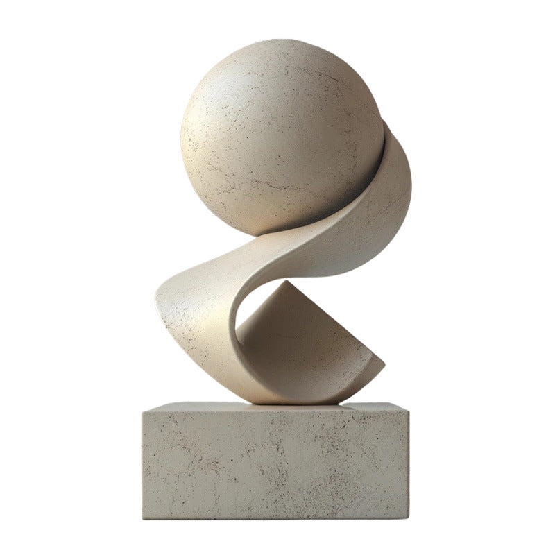 Abstract Wave Sculpture