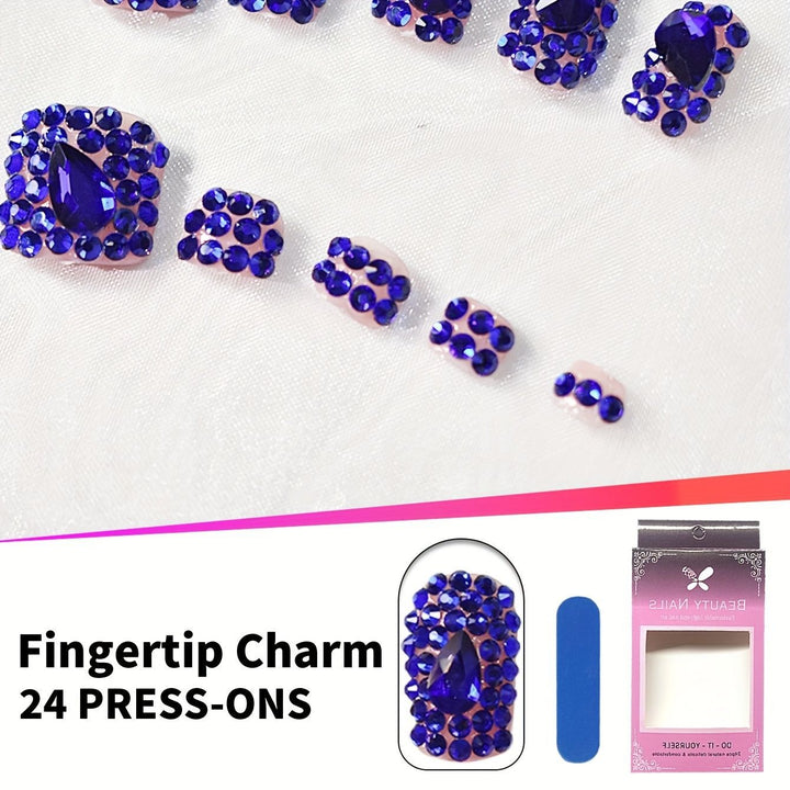 Glamorous Rhinestone Nail Art Kalsten