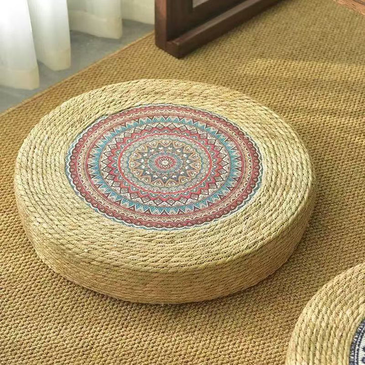 Beef Artificial Leather Pouf Kalsten