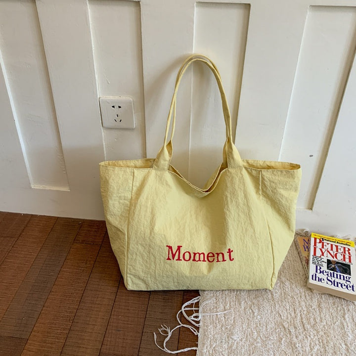 Spacious Canvas Tote Bag